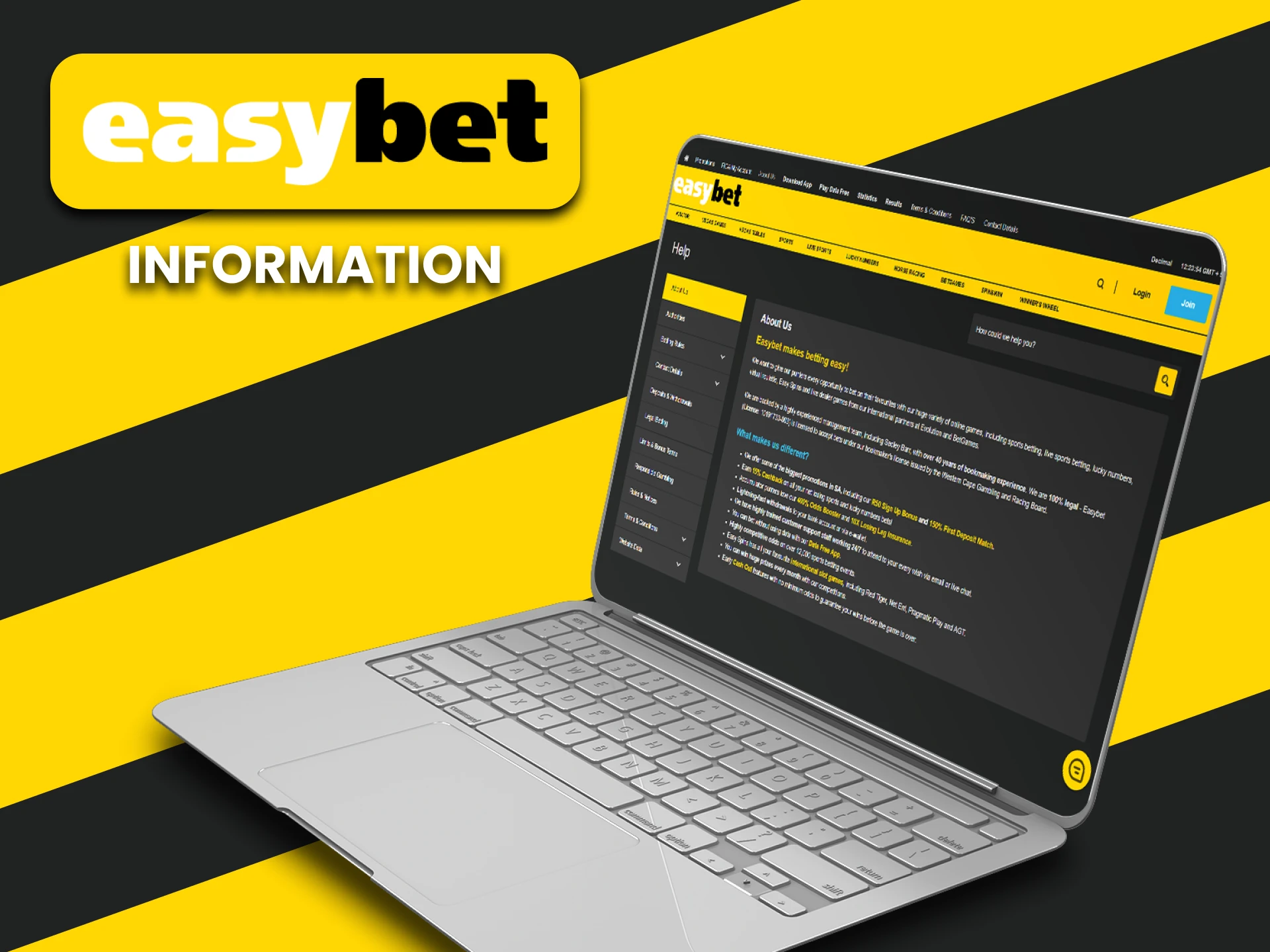 Read information about EasyBet.