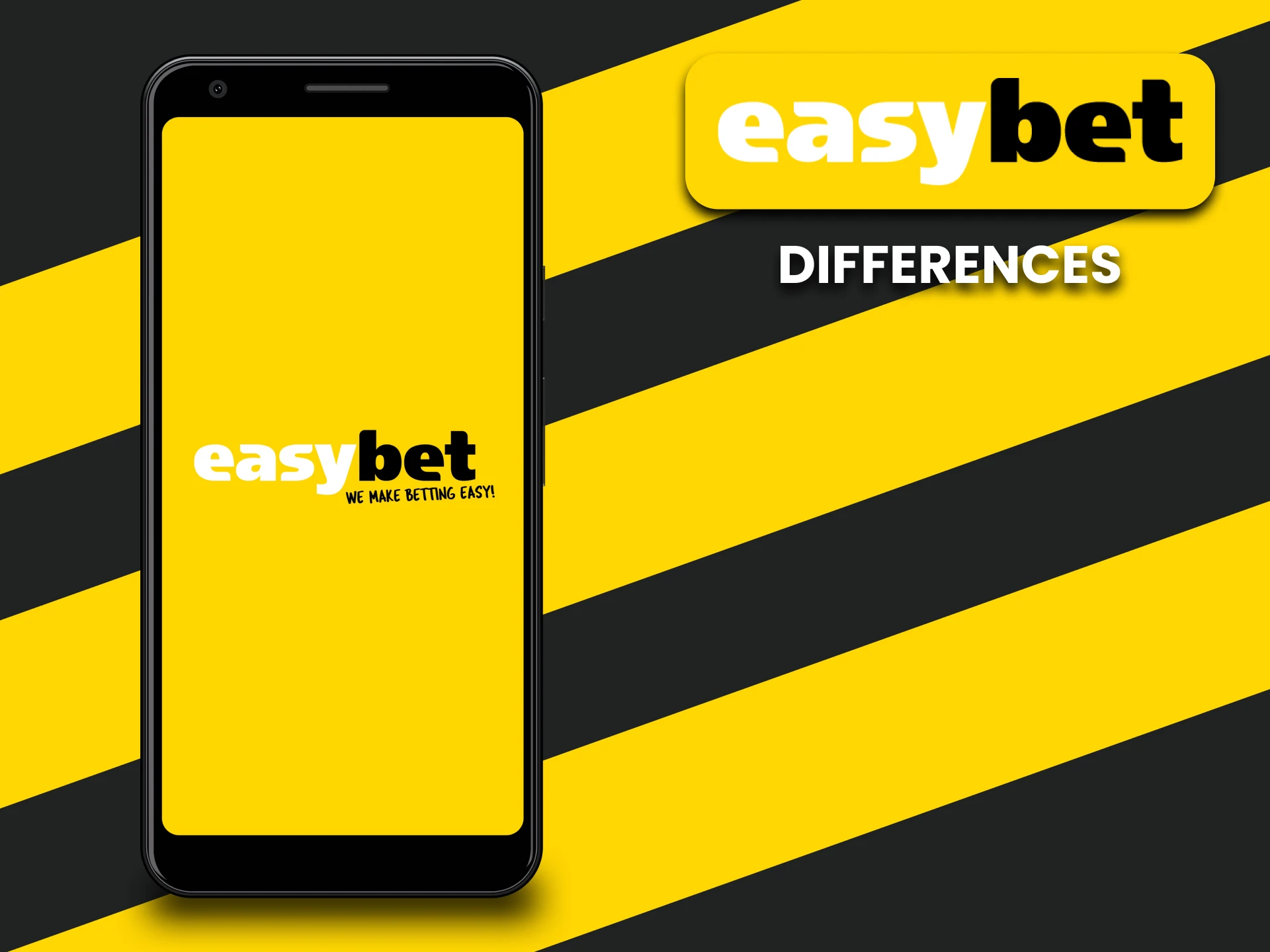 We will tell you about the differences between the application and the EasyBet website.