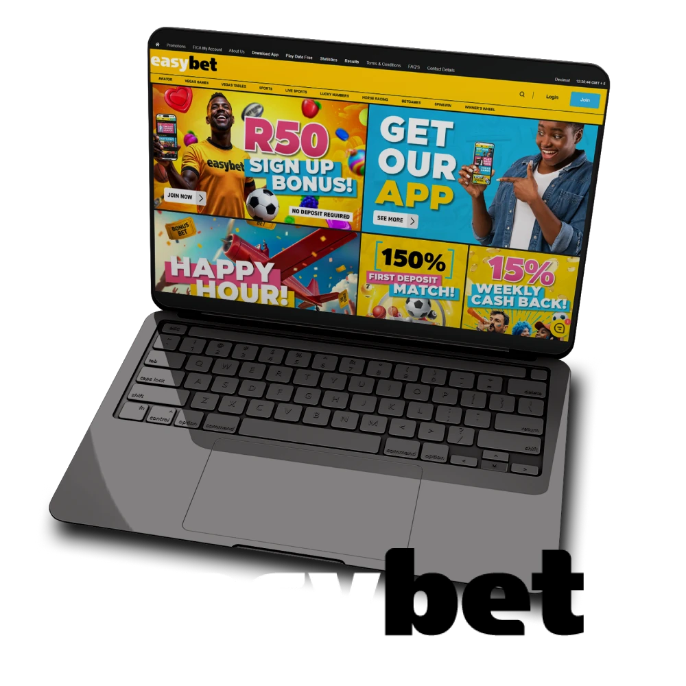 For bets and games, choose EasyBet.