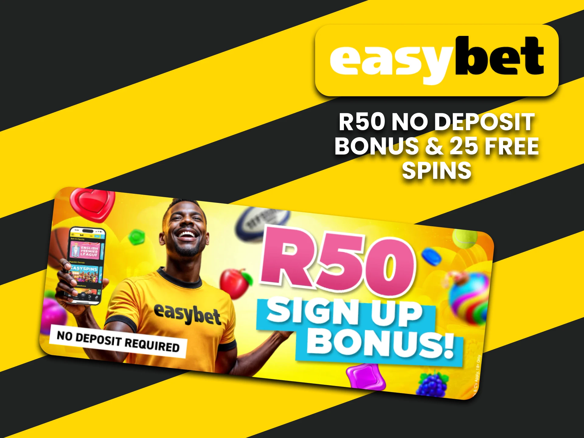 EasyBet issues a no-deposit bonus.