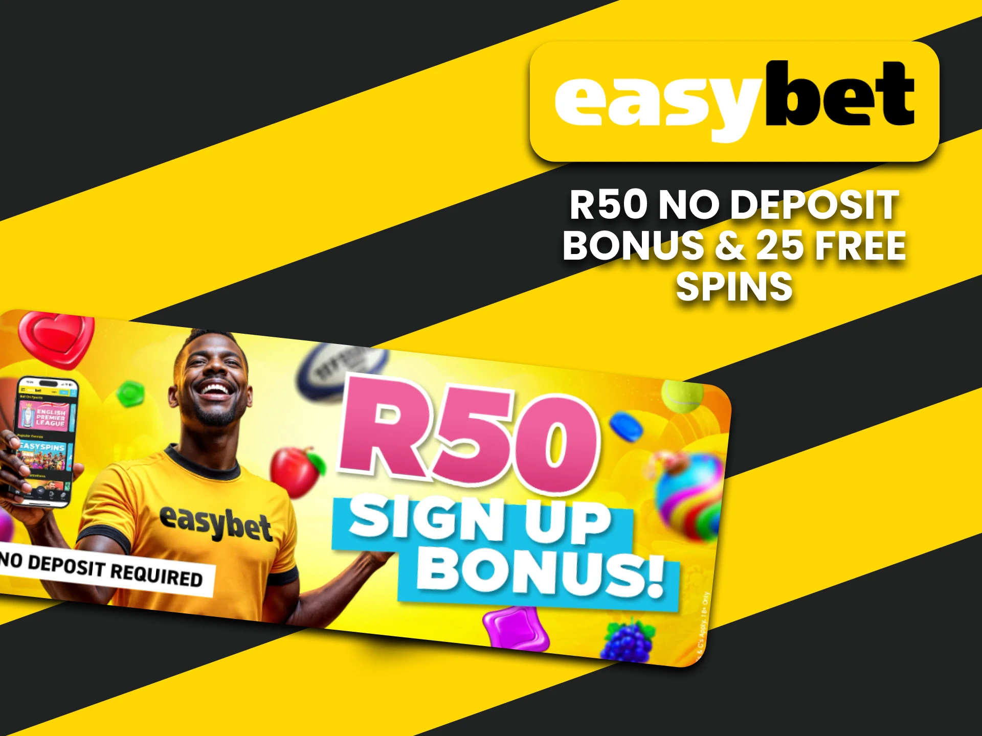 EasyBet issues a no-deposit bonus.