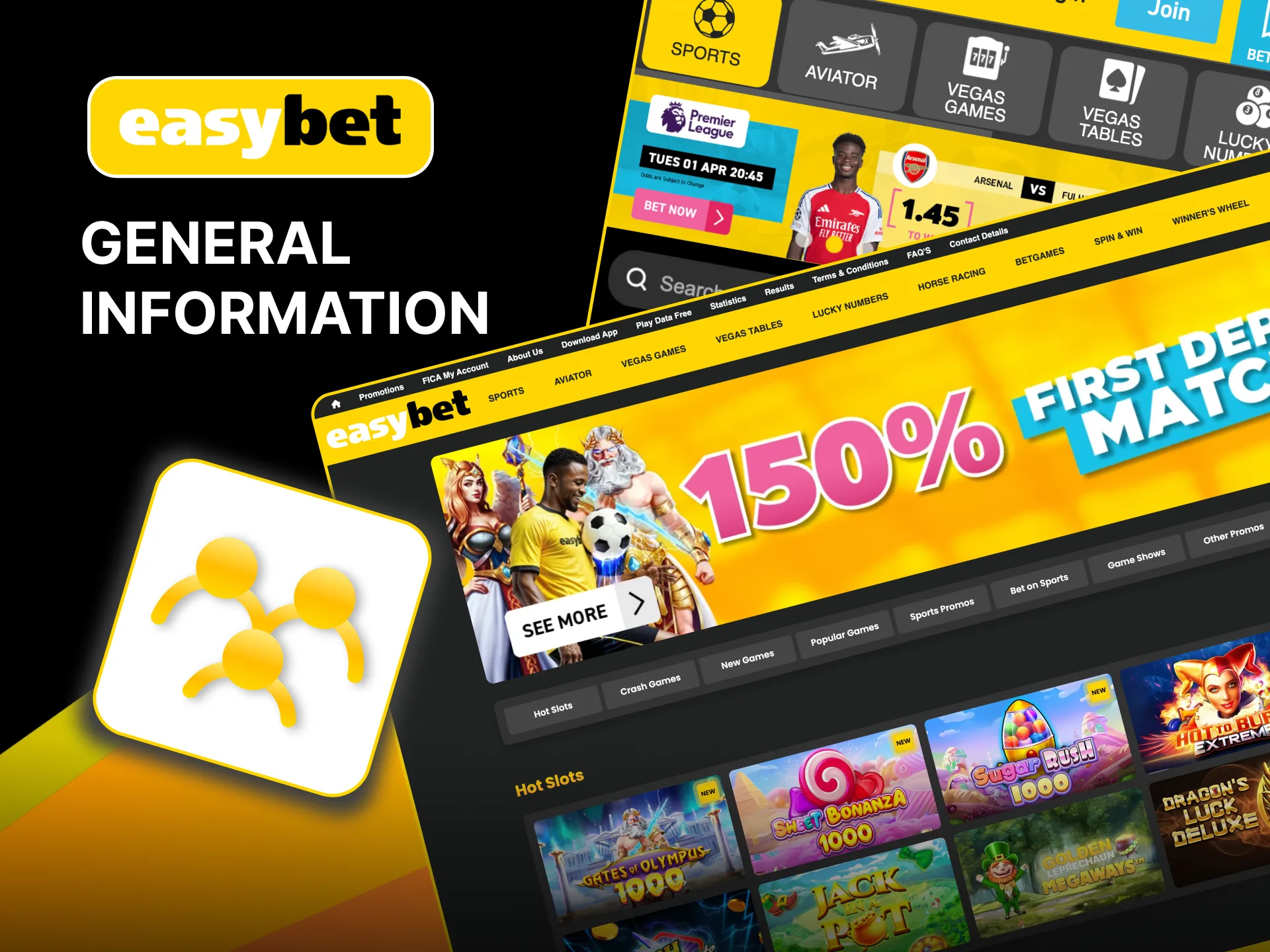 Join Easybet affiliates to get a share of referred players' activity and access promotional tools.