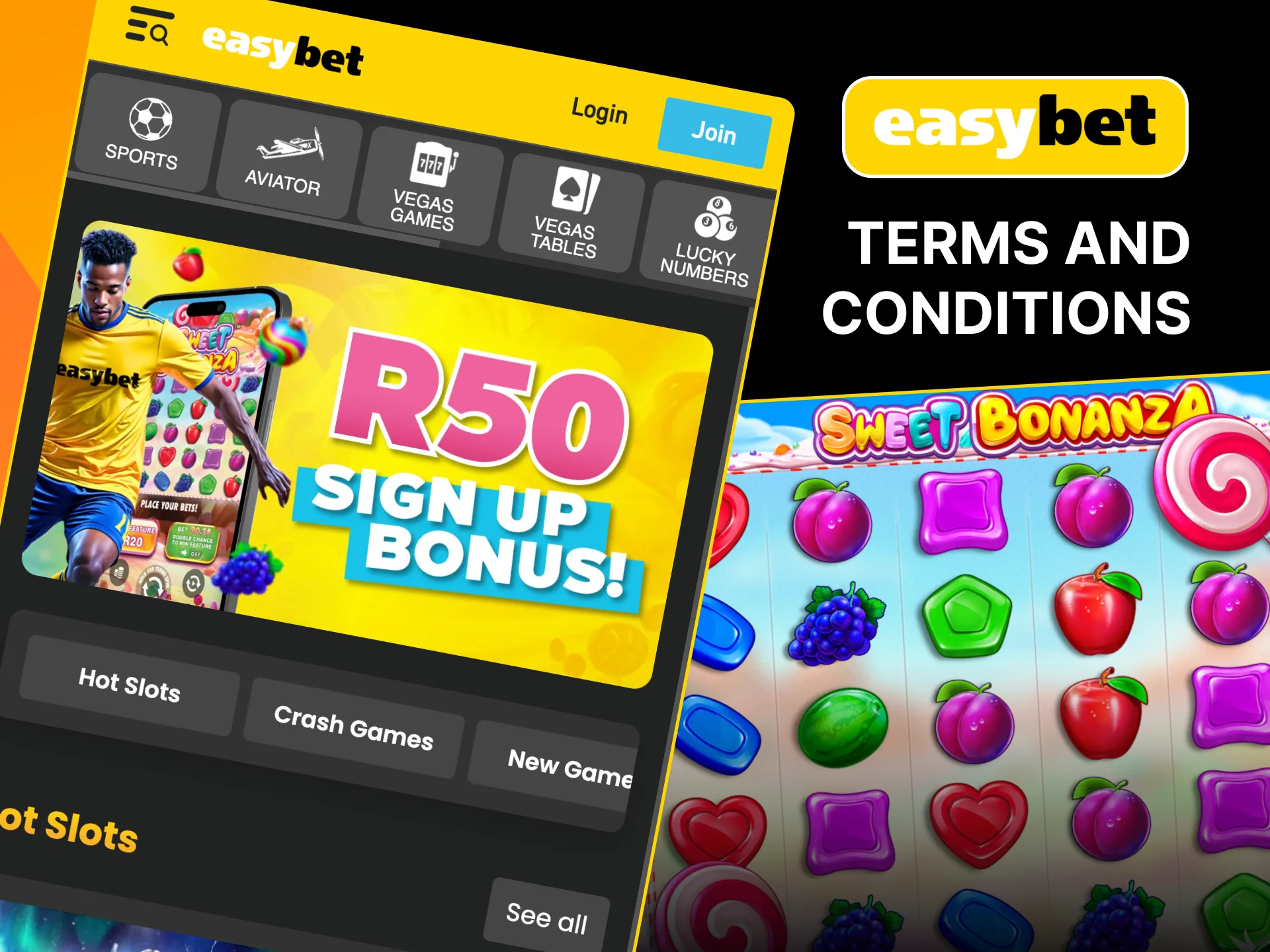 Easybet bonus terms: new users must meet wagering rules and deposit to withdraw winnings.