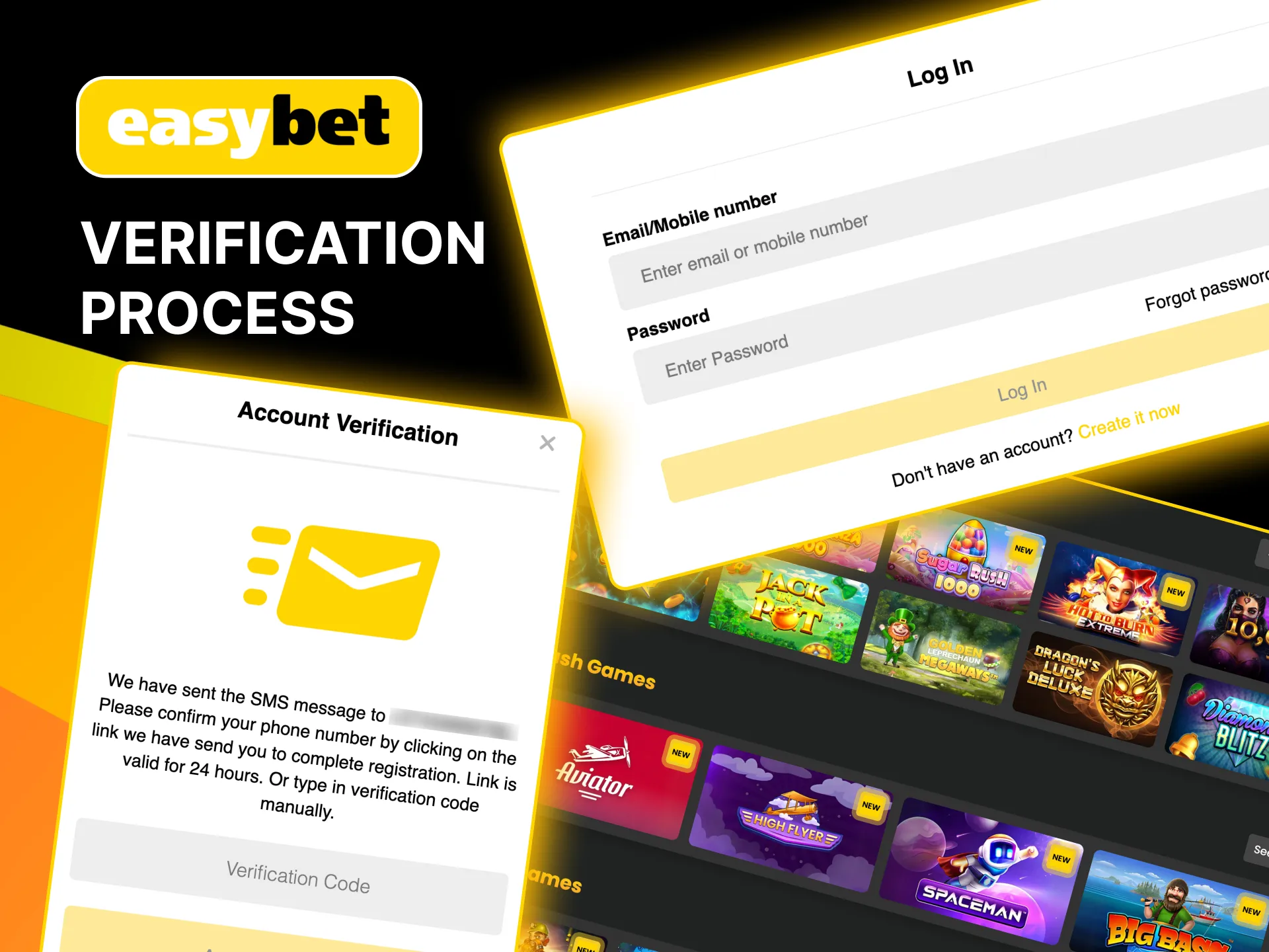 Complete Easybet verification by providing ID and residence proof in accepted formats.