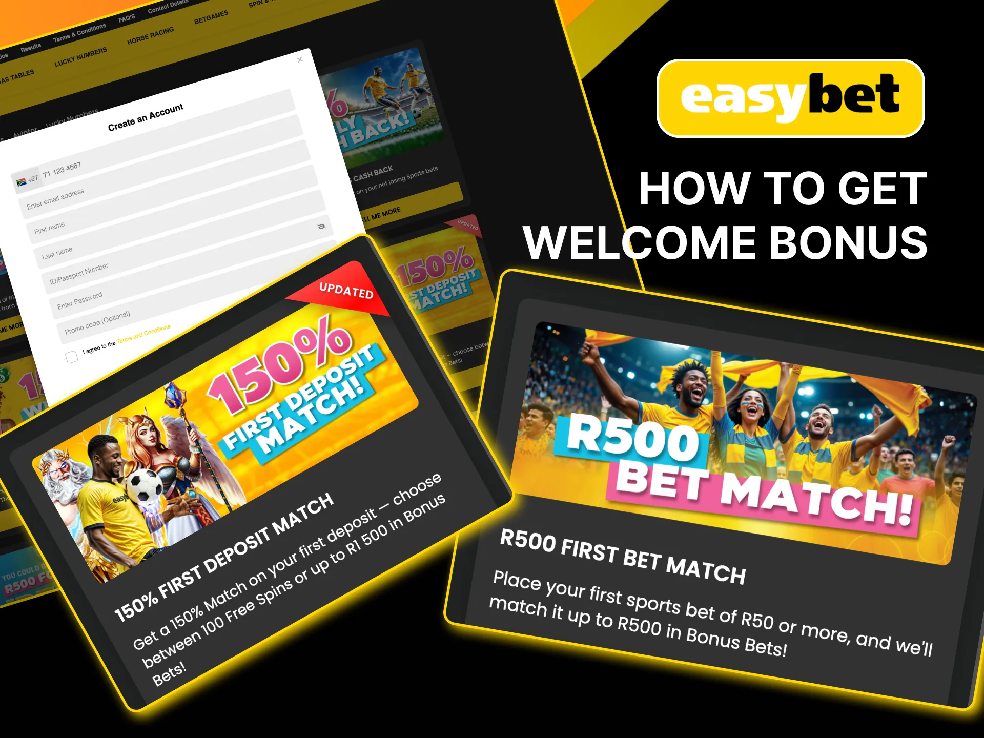 Unlock Easybet's Welcome Bonus after meeting deposit and wagering rules.